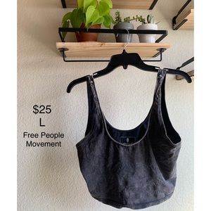 Free People Movement cropped workout tank